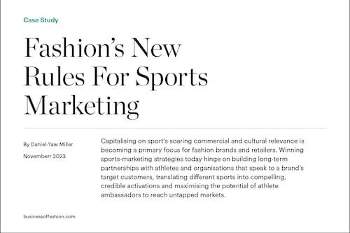 Case Study | Fashion’s New Rules For Sports Marketing