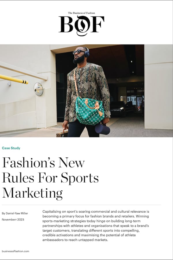 Case Study | Fashion’s New Rules For Sports Marketing