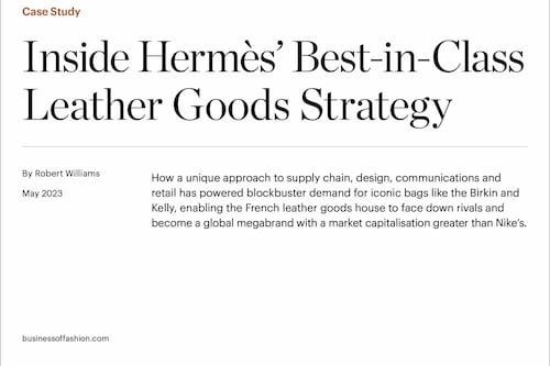 Case Study | Inside Hermès’ Best-in-Class Leather Goods Strategy