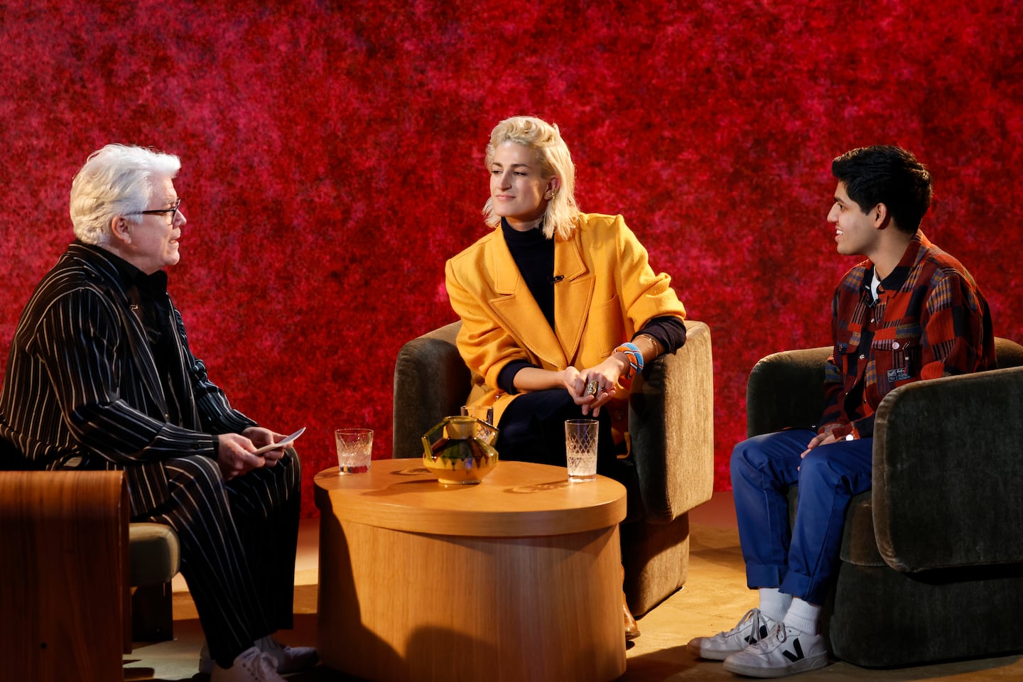 Tim Blanks speaks with Stephanie Simon and Ziad Ahmed at BoF VOICES 2022 at Soho Farmhouse.